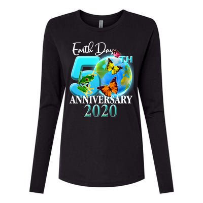 Earth Day 50th Anniversary 2020 Womens Cotton Relaxed Long Sleeve T-Shirt