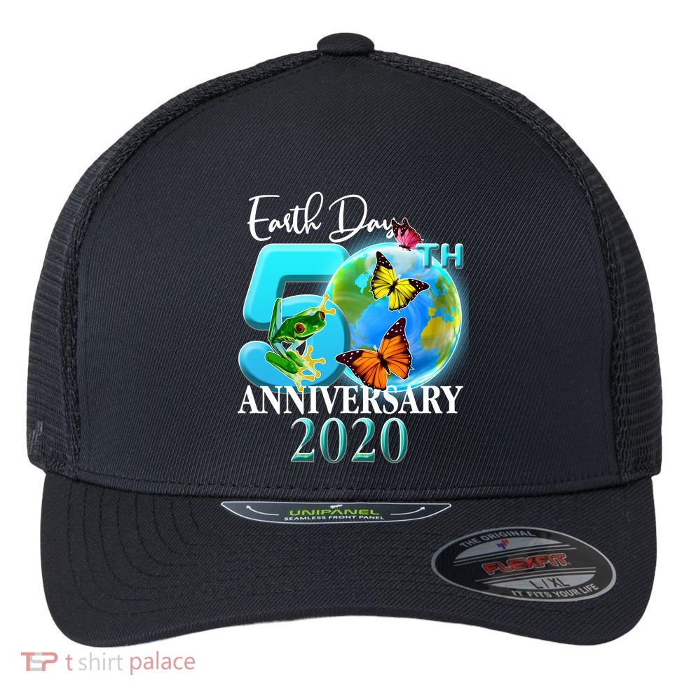 Earth Day 50th Anniversary 2020 Flexfit Unipanel Trucker Cap