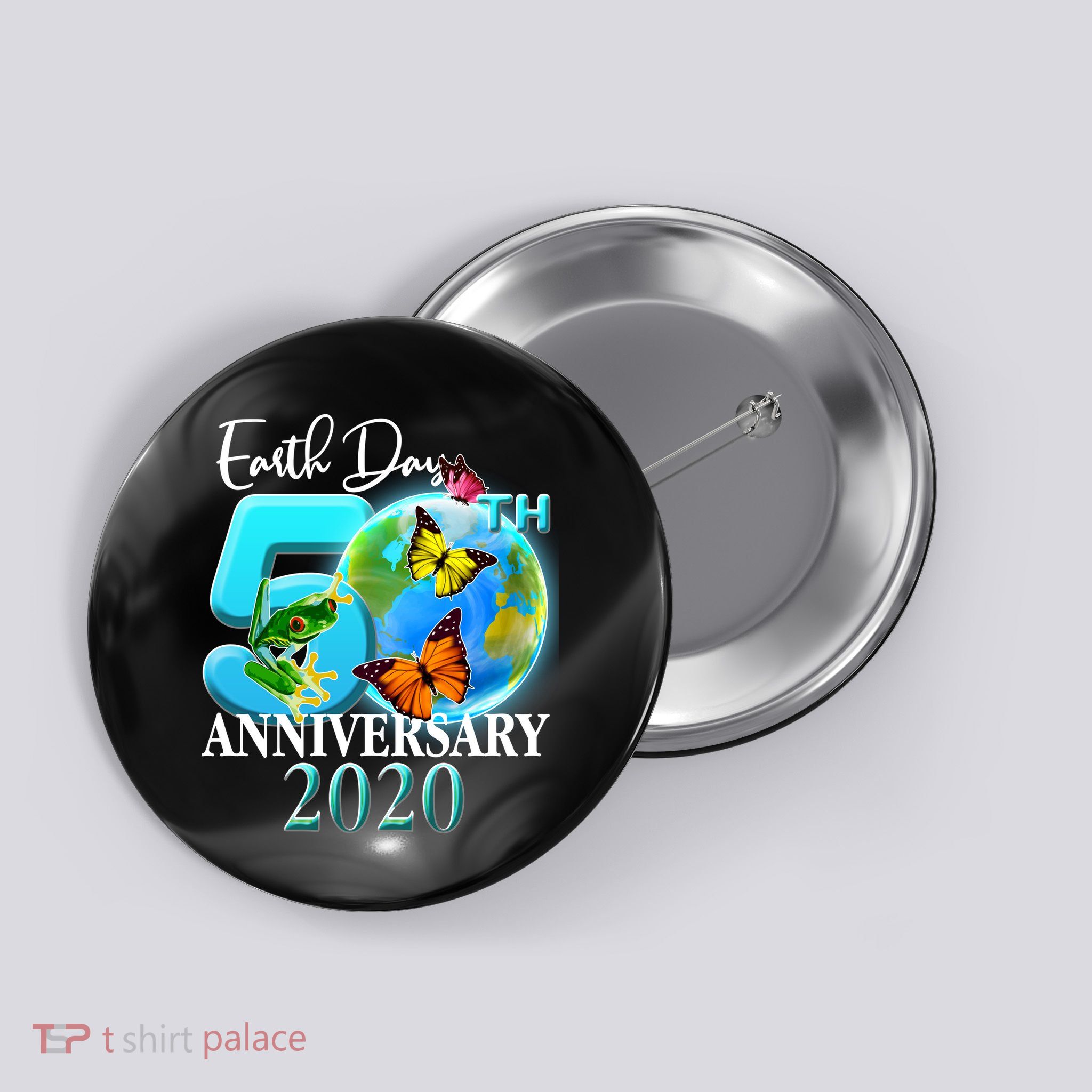 Earth Day 50th Anniversary 2020 Button