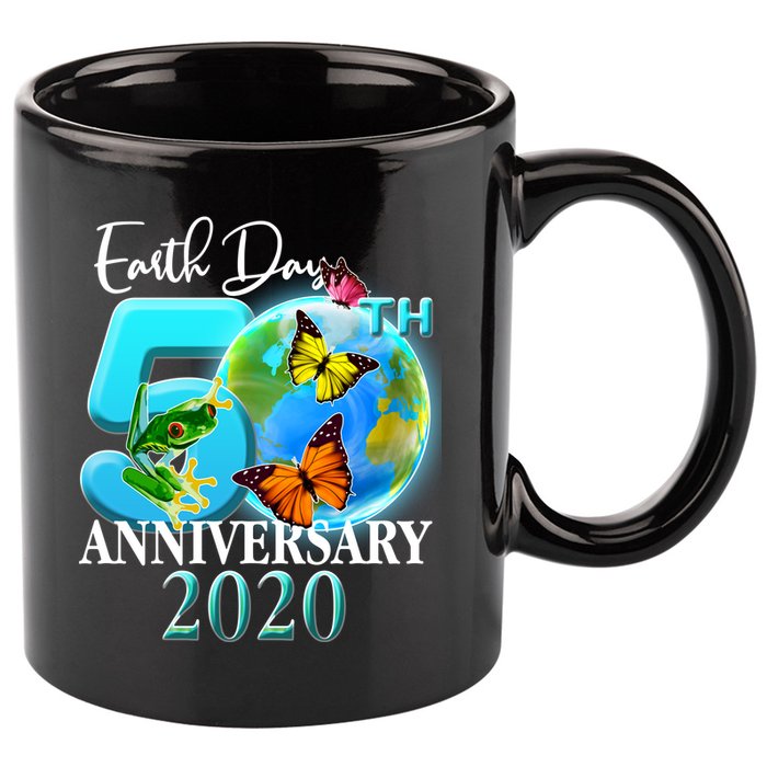 Earth Day 50th Anniversary 2020 11oz C Handle Ceramic Mug