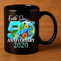 Earth Day 50th Anniversary 2020 11oz C Handle Ceramic Mug