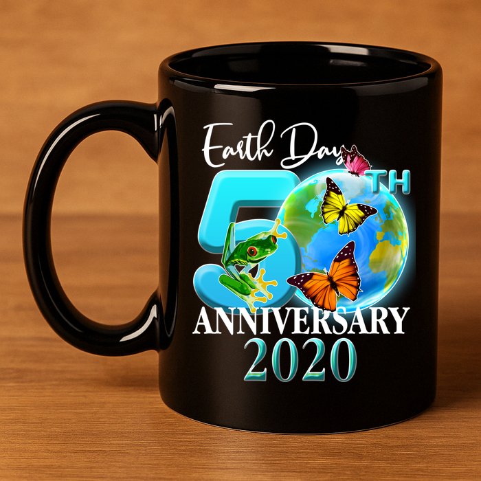 Earth Day 50th Anniversary 2020 11oz C Handle Ceramic Mug
