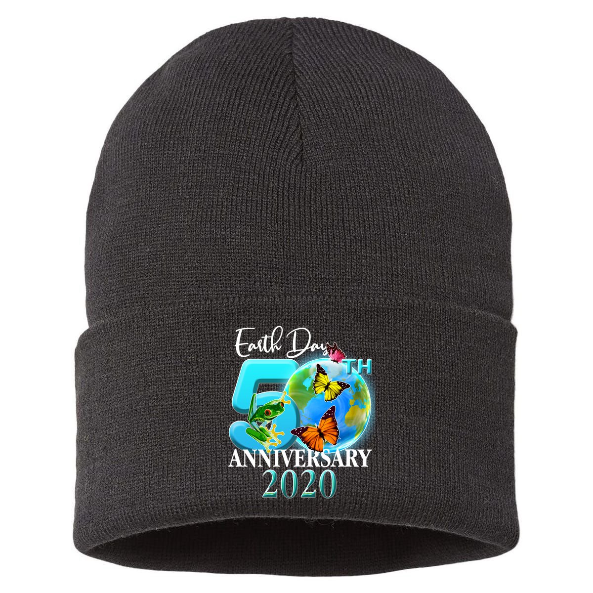 Earth Day 50th Anniversary 2020 Sustainable Knit Beanie