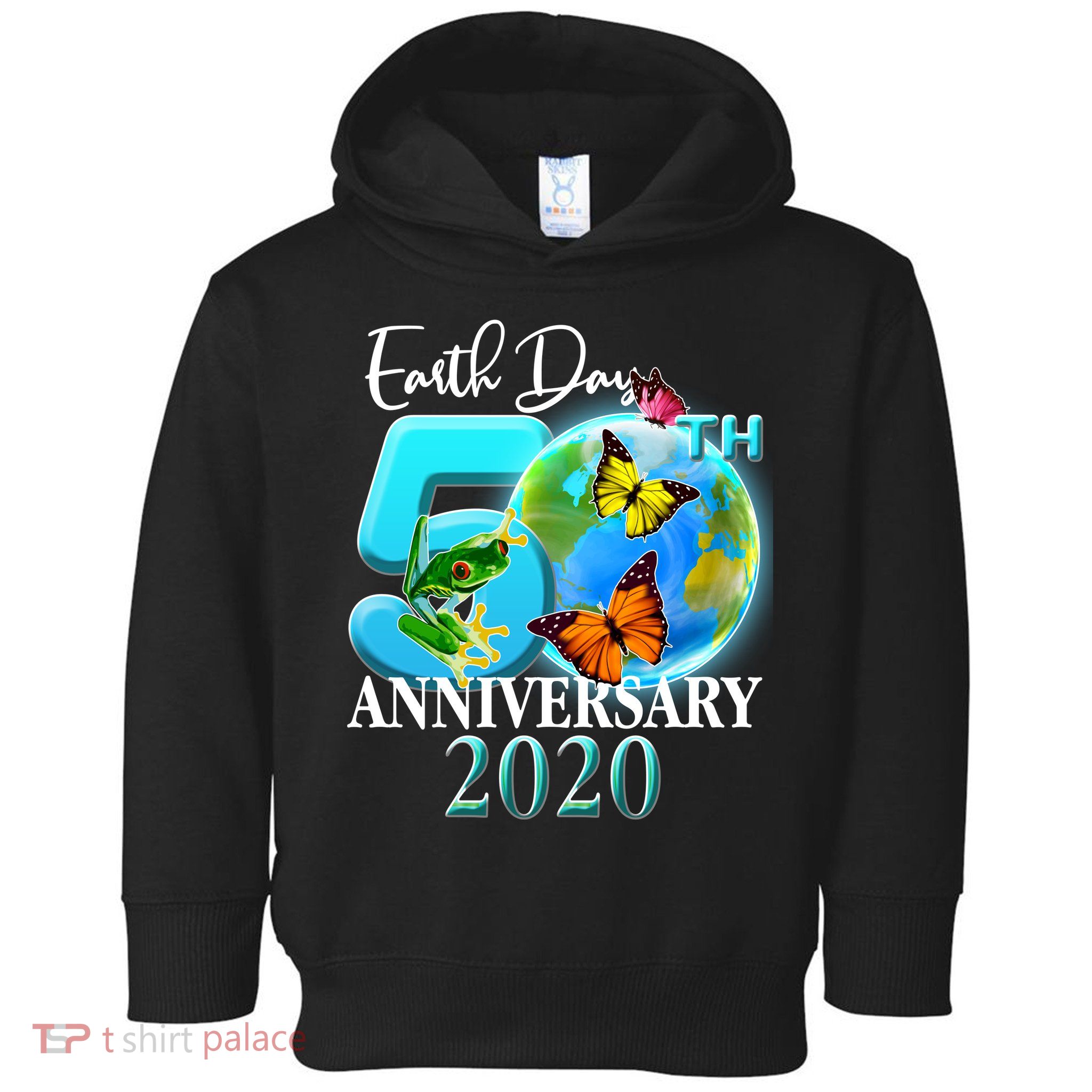Earth Day 50th Anniversary 2020 Toddler Hoodie