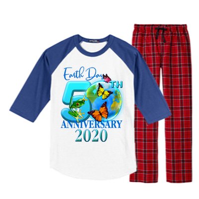 Earth Day 50th Anniversary 2020 Raglan Sleeve Pajama Set