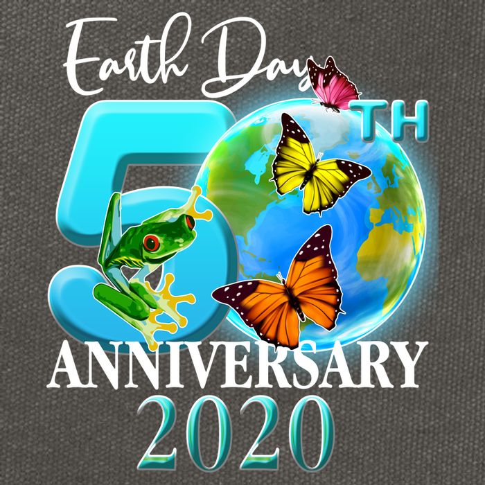 Earth Day 50th Anniversary 2020 Cotton Canvas Backpack