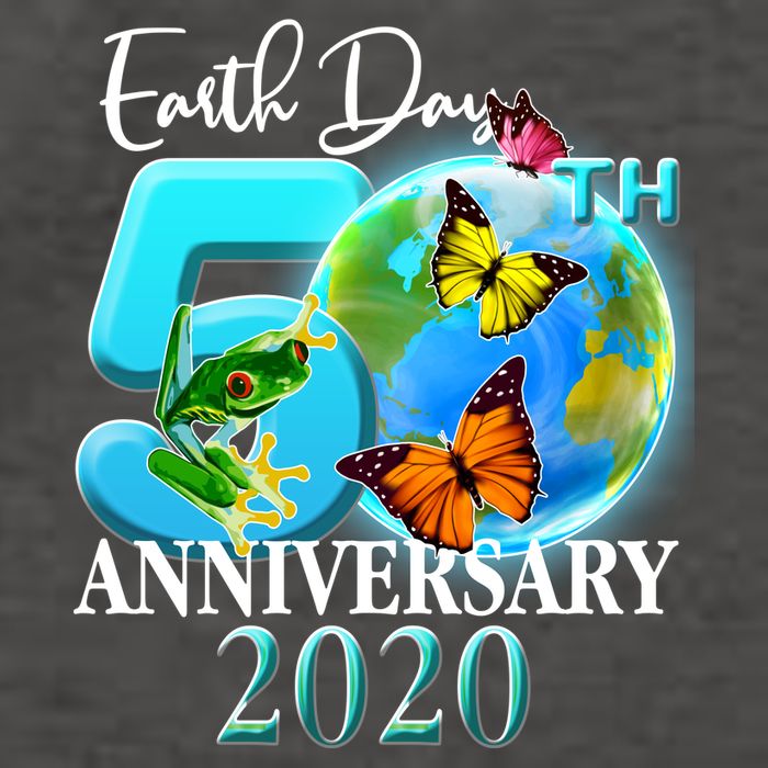 Earth Day 50th Anniversary 2020 Vector Backpack