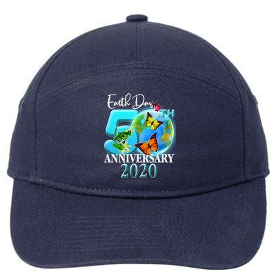 Earth Day 50th Anniversary 2020 7-Panel Snapback Hat