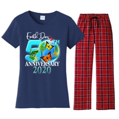 Earth Day 50th Anniversary 2020 Women's Flannel Pajama Set