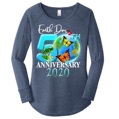 Earth Day 50th Anniversary 2020 Women's Perfect Tri Tunic Long Sleeve Shirt