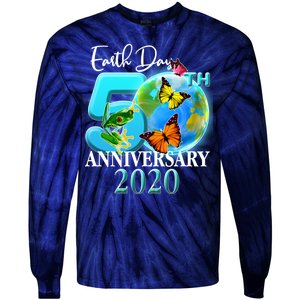 Earth Day 50th Anniversary 2020 Tie-Dye Long Sleeve Shirt