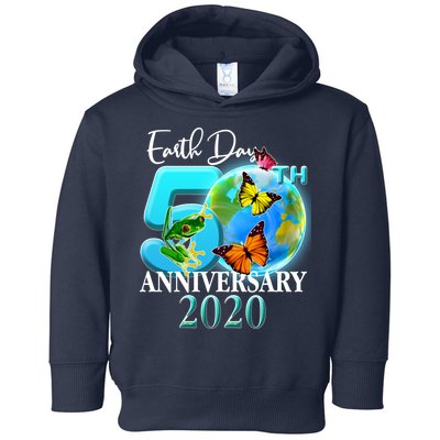 Earth Day 50th Anniversary 2020 Toddler Hoodie