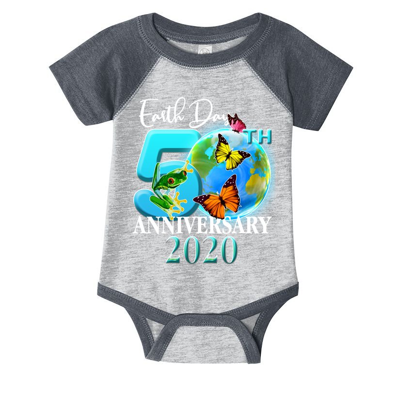 Earth Day 50th Anniversary 2020 Infant Baby Jersey Bodysuit