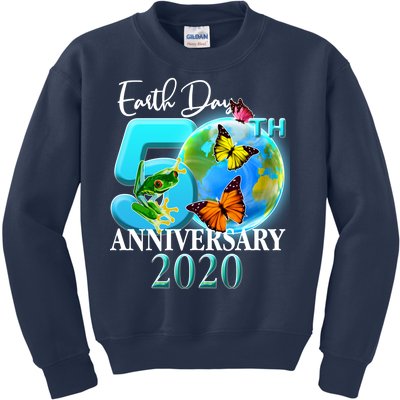 Earth Day 50th Anniversary 2020 Kids Sweatshirt