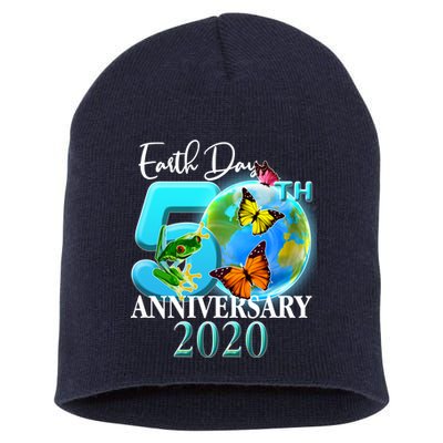 Earth Day 50th Anniversary 2020 Short Acrylic Beanie