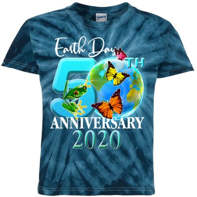 Earth Day 50th Anniversary 2020 Kids Tie-Dye T-Shirt