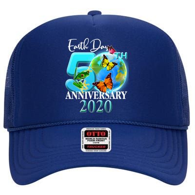 Earth Day 50th Anniversary 2020 High Crown Mesh Back Trucker Hat