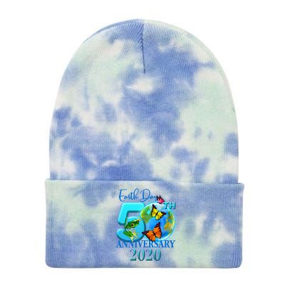 Earth Day 50th Anniversary 2020 Tie Dye 12in Knit Beanie