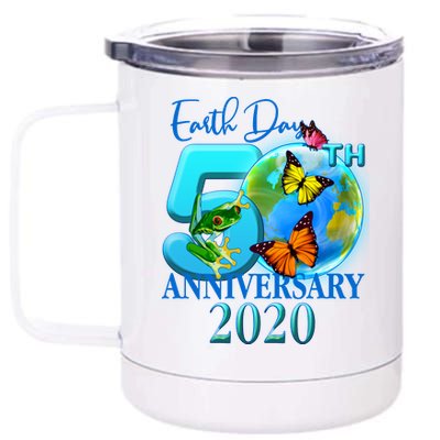 Earth Day 50th Anniversary 2020 12 oz Stainless Steel Tumbler Cup