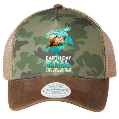 Earth Day 50th Anniversary Turtle Legacy Tie Dye Trucker Hat