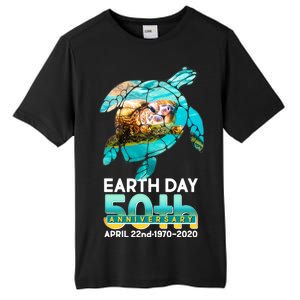 Earth Day 50th Anniversary Turtle Tall Fusion ChromaSoft Performance T-Shirt