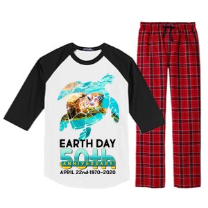 Earth Day 50th Anniversary Turtle Raglan Sleeve Pajama Set