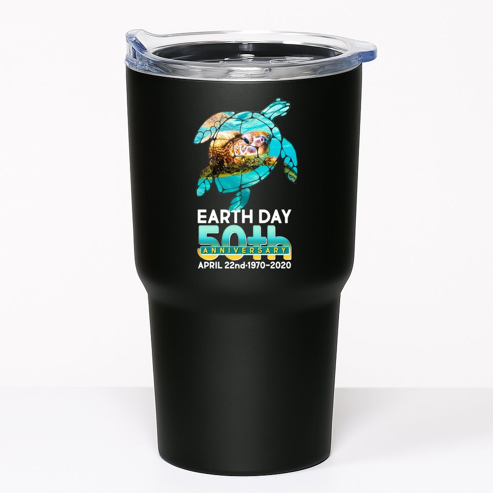 Earth Day 50th Anniversary Turtle Tumbler