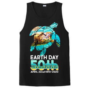 Earth Day 50th Anniversary Turtle PosiCharge Competitor Tank