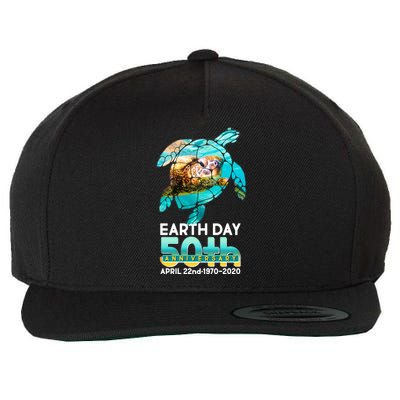 Earth Day 50th Anniversary Turtle Wool Snapback Cap