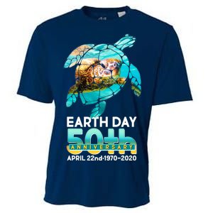 Earth Day 50th Anniversary Turtle Cooling Performance Crew T-Shirt