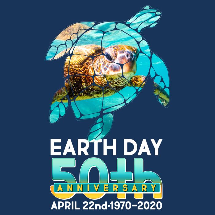 Earth Day 50th Anniversary Turtle Bucket Hat