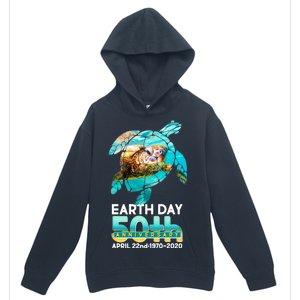 Earth Day 50th Anniversary Turtle Urban Pullover Hoodie