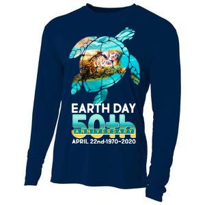 Earth Day 50th Anniversary Turtle Cooling Performance Long Sleeve Crew