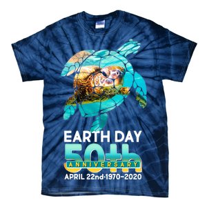 Earth Day 50th Anniversary Turtle Tie-Dye T-Shirt