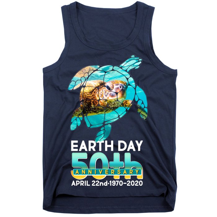 Earth Day 50th Anniversary Turtle Tank Top