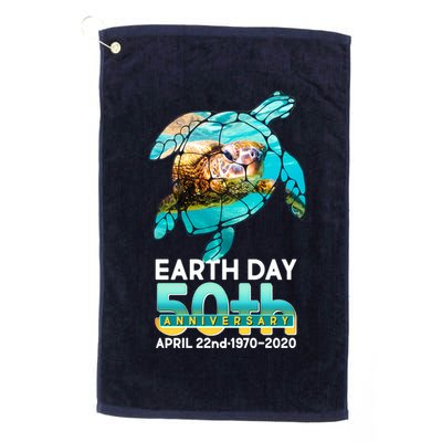 Earth Day 50th Anniversary Turtle Golf Towel