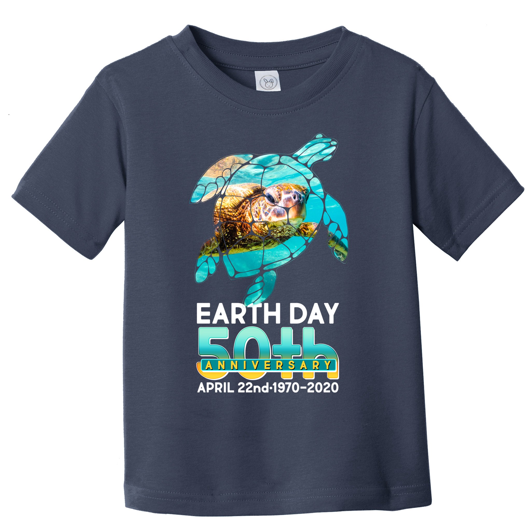 Earth Day 50th Anniversary Turtle Toddler T-Shirt