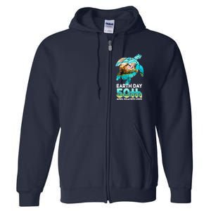 Earth Day 50th Anniversary Turtle Full Zip Hoodie