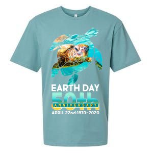 Earth Day 50th Anniversary Turtle Sueded Cloud Jersey T-Shirt