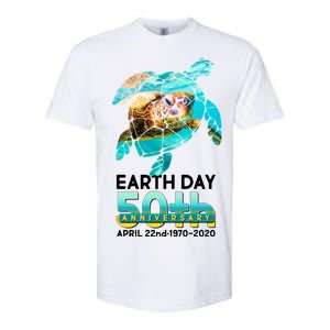 Earth Day 50th Anniversary Turtle Softstyle CVC T-Shirt