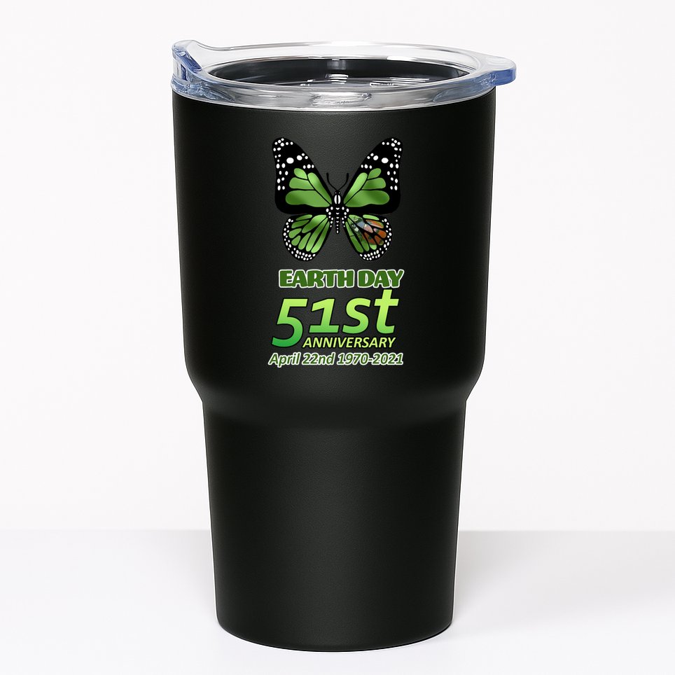 Earth Day 51st Anniversary 2021 Butterfly Tumbler