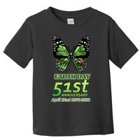 Earth Day 51st Anniversary 2021 Butterfly Toddler T-Shirt
