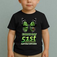 Earth Day 51st Anniversary 2021 Butterfly Toddler T-Shirt