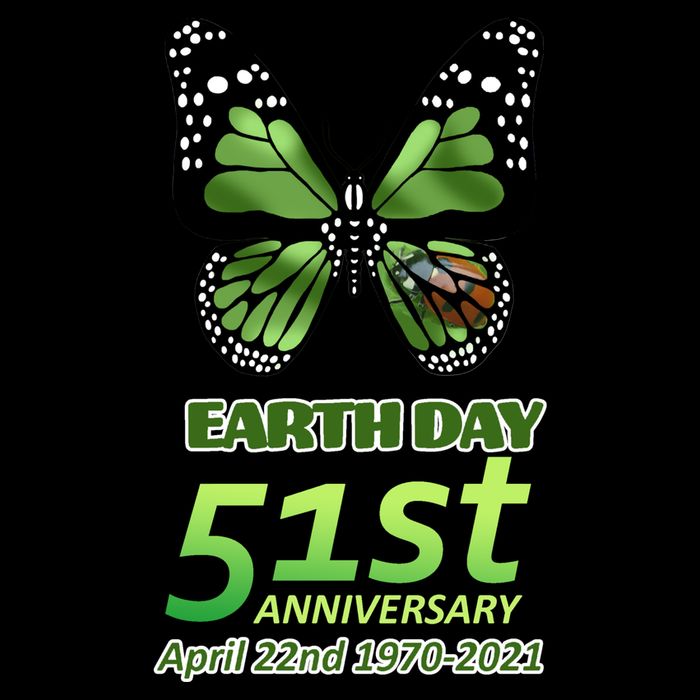 Earth Day 51st Anniversary 2021 Butterfly Toddler T-Shirt