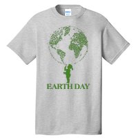 Earth Day Child Blowing Bubbles Earth  Tall T-Shirt