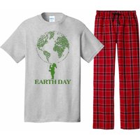 Earth Day Child Blowing Bubbles Earth  Pajama Set