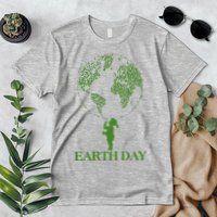 Earth Day Child Blowing Bubbles Earth  Premium T-Shirt