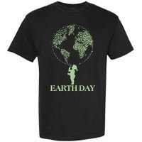Earth Day Child Blowing Bubbles Earth  Garment-Dyed Heavyweight T-Shirt