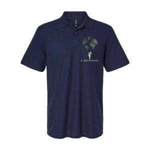 Earth Day Child Blowing Bubbles Earth  Softstyle Adult Sport Polo