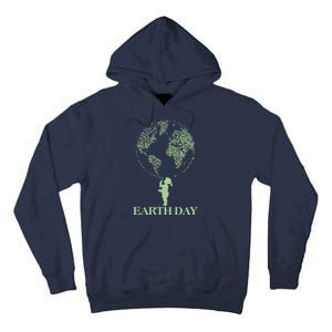 Earth Day Child Blowing Bubbles Earth  Tall Hoodie